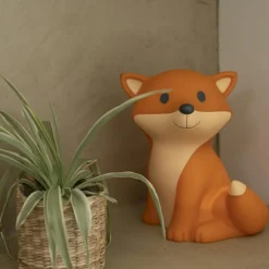 Hot Atelier Pierre Junior Veilleuse rechargeable César orange (20 cm)