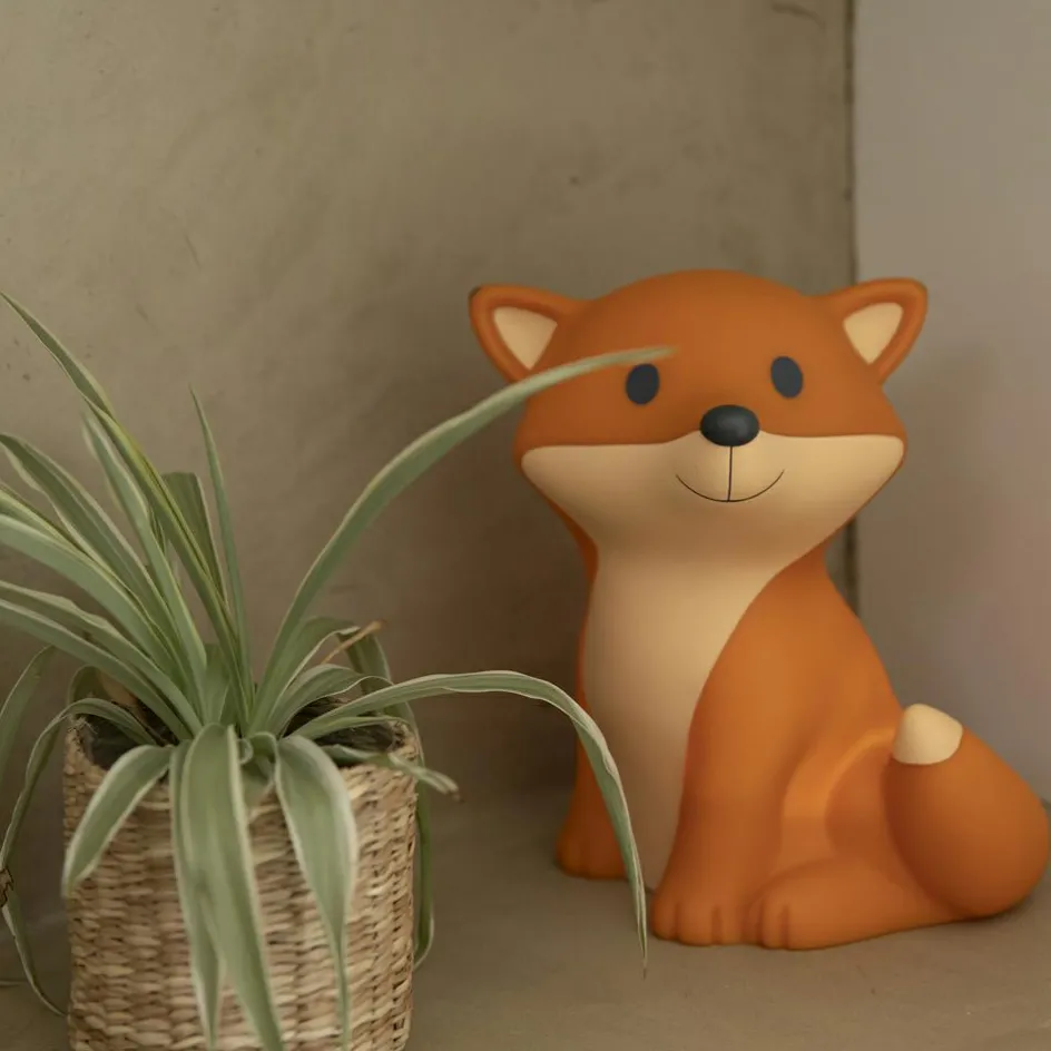 Hot Atelier Pierre Junior Veilleuse rechargeable César orange (20 cm)