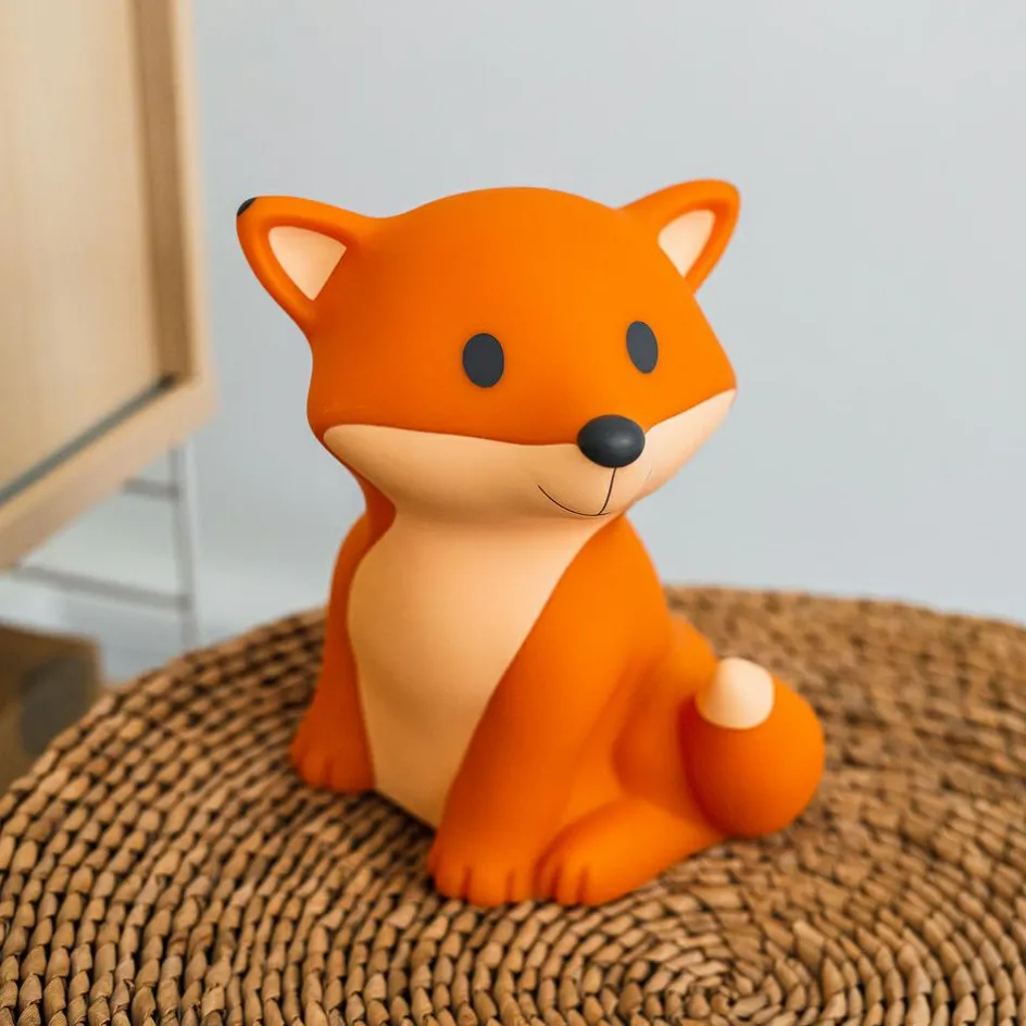 Hot Atelier Pierre Junior Veilleuse rechargeable César orange (20 cm)