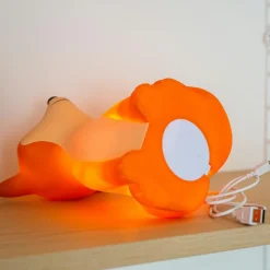 Hot Atelier Pierre Junior Veilleuse rechargeable César orange (20 cm)