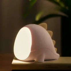 Veilleuse rechargeable Dino Rose|Mary's Online