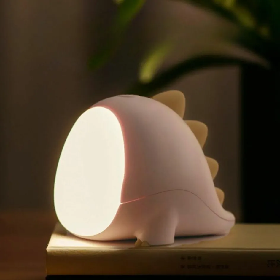 Veilleuse rechargeable Dino Rose|Mary's Online