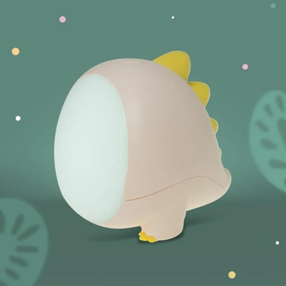 Veilleuse rechargeable Dino Rose|Mary's Online