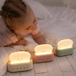 Veilleuse rechargeable Toaster Jaune|Mary's Online