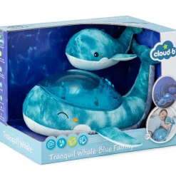 Cloud B Veilleuse Tranquil Baleine™ Whale bleue