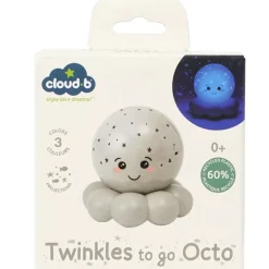 Veilleuse Twinkles To Go Octo Gris Pastel|Cloud B Hot