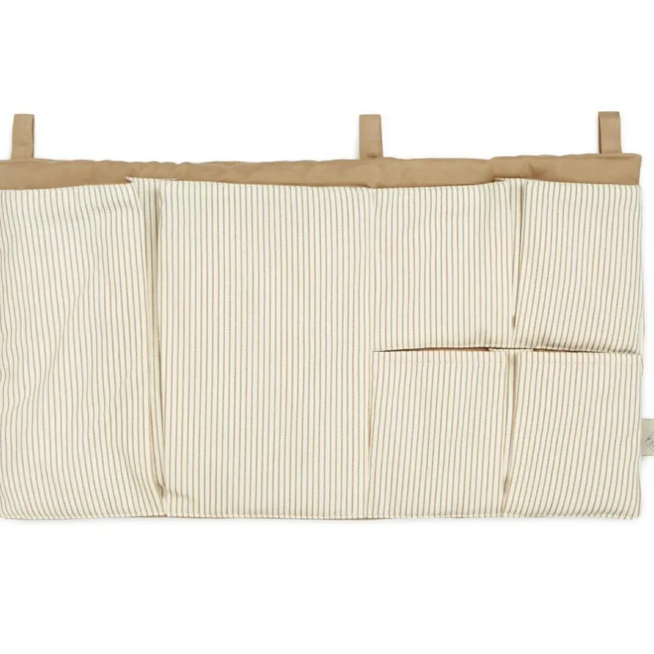 Cam Cam Copenhagen Vide-poches pour lit Rayures marron