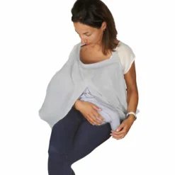 Voile d'allaitement gris|Tinéo Clearance
