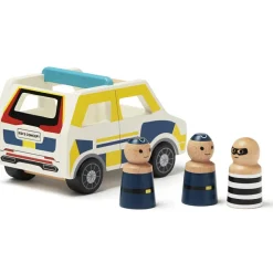 Best Kid's Concept Voiture de police en bois Aiden