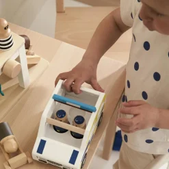 Best Kid's Concept Voiture de police en bois Aiden