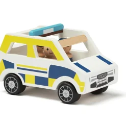 Best Kid's Concept Voiture de police en bois Aiden