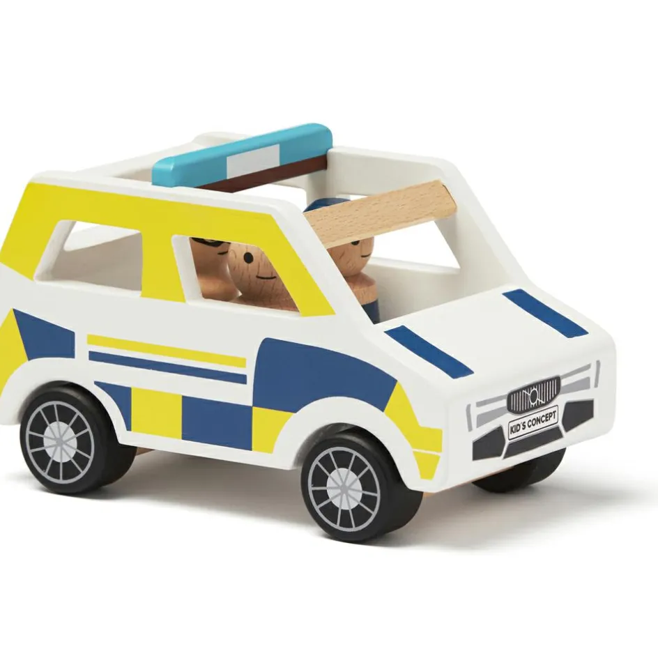 Best Kid's Concept Voiture de police en bois Aiden
