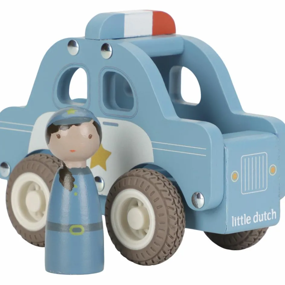 Voiture de police en bois|Little Dutch Best