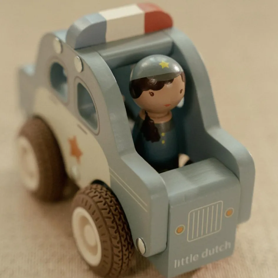 Voiture de police en bois|Little Dutch Best
