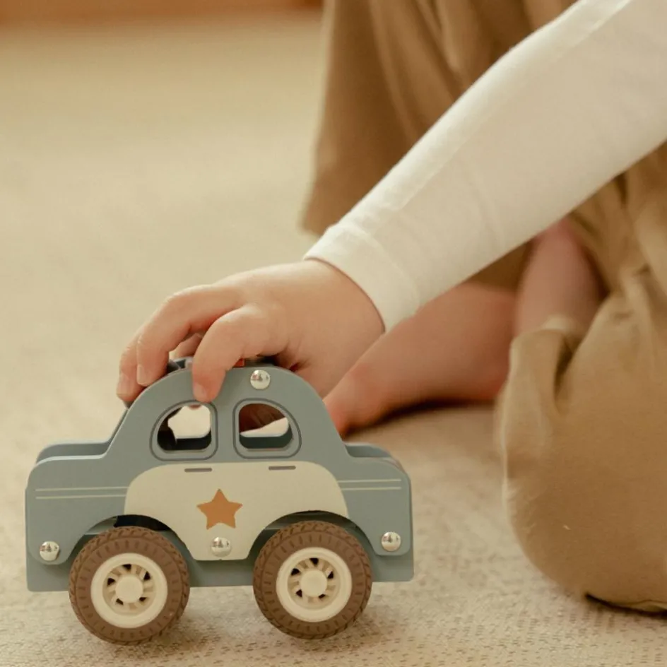 Voiture de police en bois|Little Dutch Best