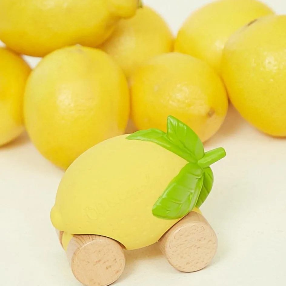 Clearance Oli & Carol Voiture et jouet de dentition Lou citron