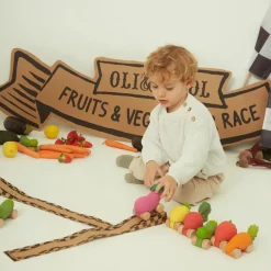 Clearance Oli & Carol Voiture et jouet de dentition Lou citron